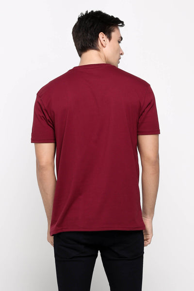 Penshoppe Old School - Relaxed Fit Tee With Embroidery