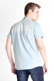 Chambray Shirt With Pocket Detail