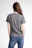 Semi Fit Tee With Graphic Print