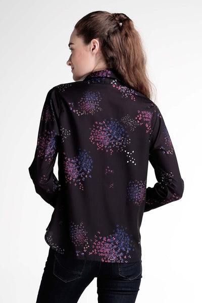 Button-Down Chiffon Shirt
