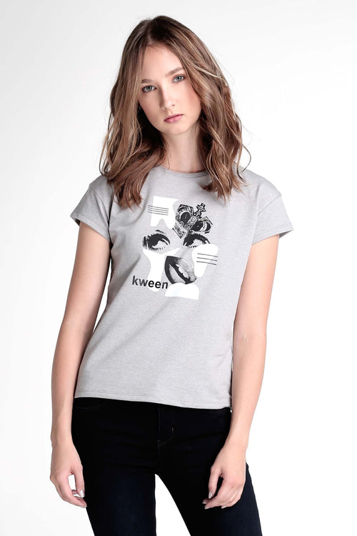 Relaxed Fit Tee With Graphic Print