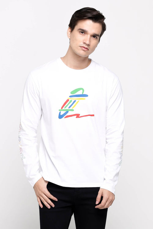 Penshoppe Old School - Relaxed Fit Tee With Graphic Print
