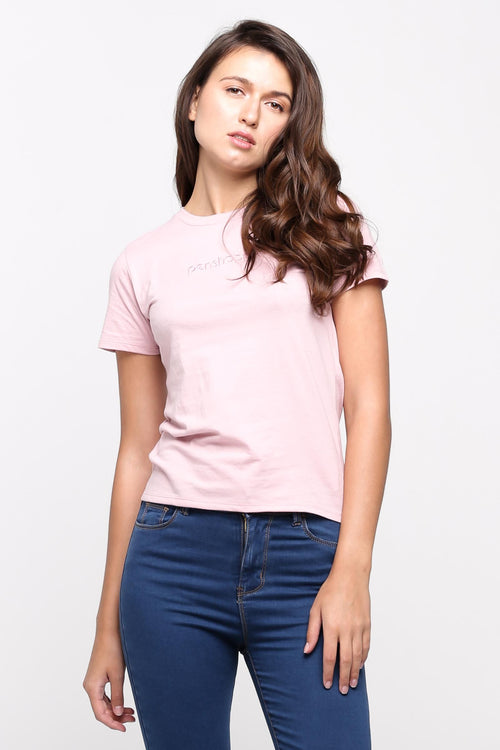 Penshoppe Old School Relaxed Fit Tee With Embroidery
