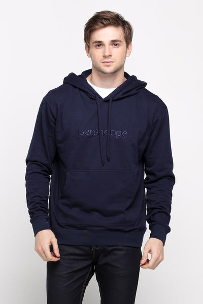 Penshoppe Old School - Relaxed Fit Hoodie With Embroidery