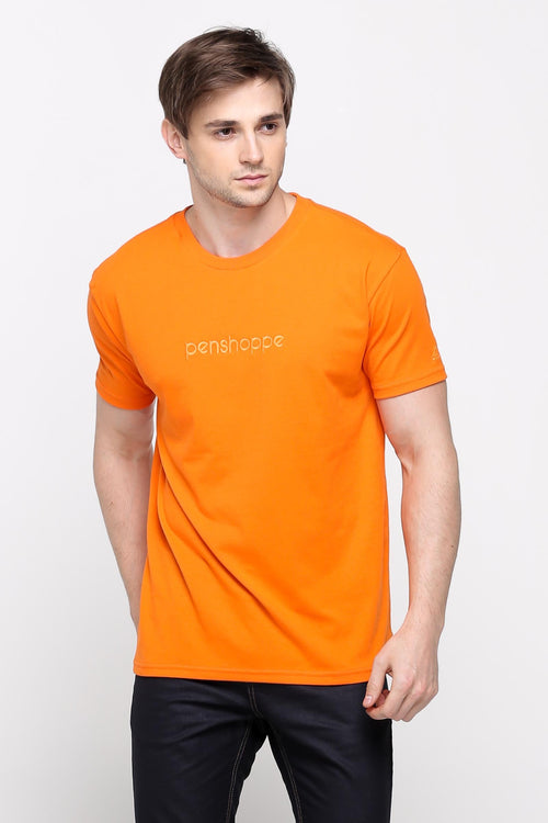 Penshoppe Old School - Relaxed Fit Tee With Embroidery
