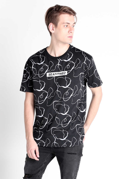 Relaxed Fit Tee With Graphic Print
