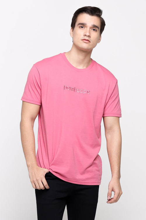 Penshoppe Old School - Relaxed Fit Tee With Embroidery