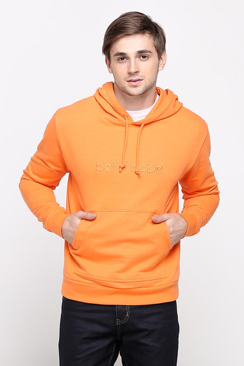 Penshoppe Old School - Relaxed Fit Hoodie With Embroidery