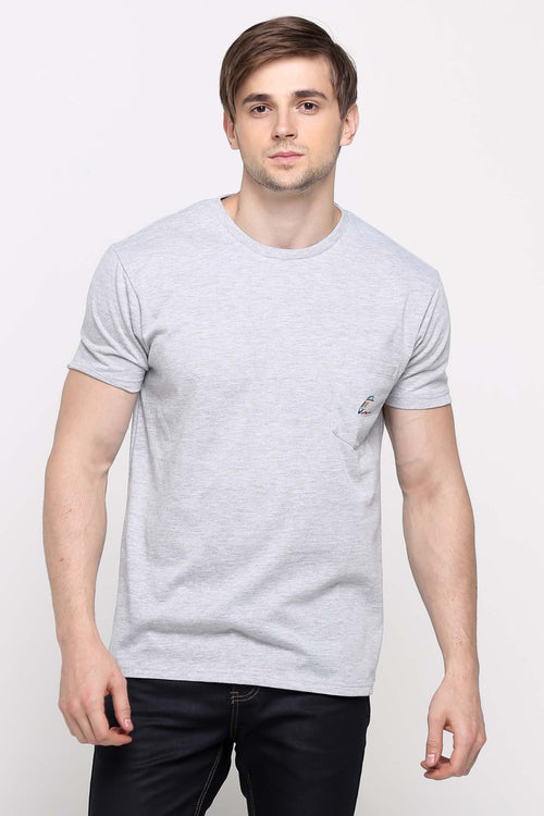 Penshoppe Old School - Relaxed Fit Tee With Pocket Detail