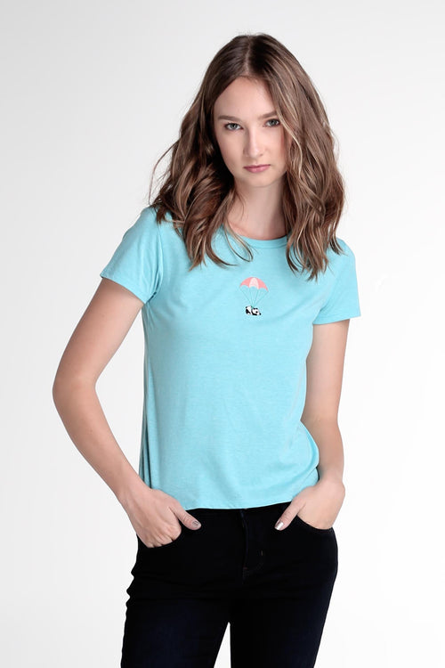 Relaxed Fit Tee With Embroidery