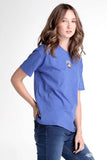 Boyfriend Fit Tee With Embroidery