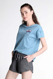 Semi Fit Tee With Graphic Print