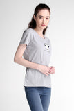 Semi Fit Tee With Graphic Print