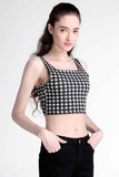 Semi Fit Tank Top With Back Knot Detail