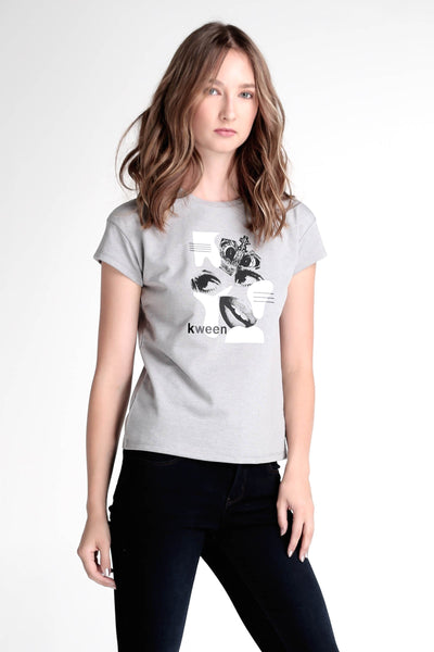 Relaxed Fit Tee With Graphic Print