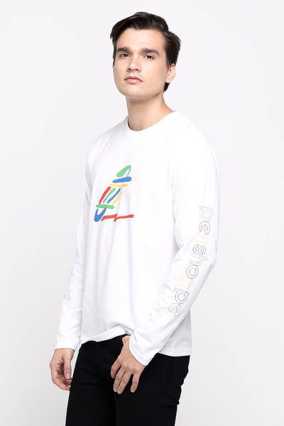 Penshoppe Old School - Relaxed Fit Tee With Graphic Print