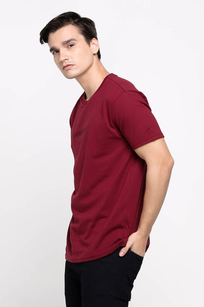 Penshoppe Old School - Relaxed Fit Tee With Embroidery