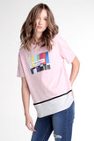 Boyfriend Fit Tee With Graphic Print