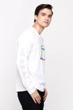 Penshoppe Old School - Relaxed Fit Tee With Graphic Print