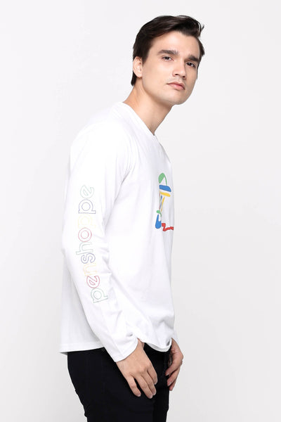 Penshoppe Old School - Relaxed Fit Tee With Graphic Print