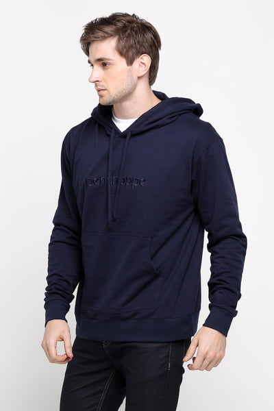 Penshoppe Old School - Relaxed Fit Hoodie With Embroidery