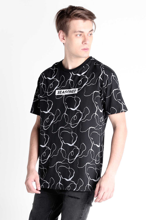 Relaxed Fit Tee With Graphic Print