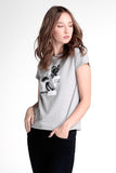 Relaxed Fit Tee With Graphic Print