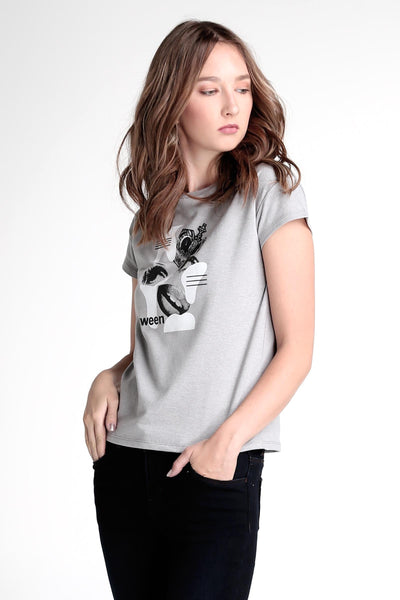 Relaxed Fit Tee With Graphic Print