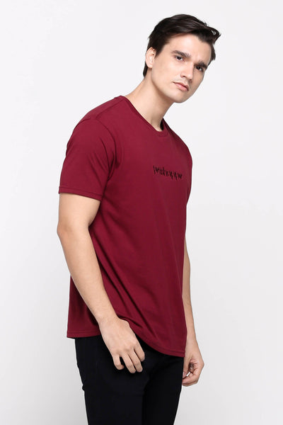 Penshoppe Old School - Relaxed Fit Tee With Embroidery